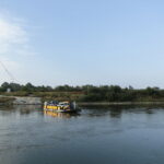 09.08.2017 Nowy Korczyn. Wisła. Prom. / Włodzimierz Batóg / Radio Kielce