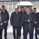 Otwarcie drogi Chęciny - Małogoszcz. Przemawia Andrzej Bętkowski - marszałek województwa świętokrzyskiego  / Wiktor Dziarmaga / Radio Kielce