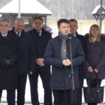 Otwarcie drogi Chęciny - Małogoszcz. Przemawia Bartłomiej Dorywalski - wicewojewoda świętokrzyski  / Wiktor Dziarmaga / Radio Kielce