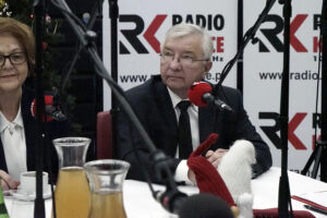 Świąteczne Studio Polityczne Radia Kielce. Na zdjęciu: Krzysztof Lipiec, poseł Prawa i Sprawiedliwości / Robert Felczak / Radio Kielce