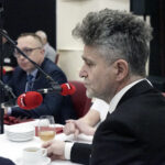 Świąteczne Studio Polityczne Radia Kielce. Na zdjęciu: Krzysztof Słoń, senator Prawa i Sprawiedliwości / Robert Felczak / Radio Kielce
