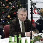 Świąteczne Studio Polityczne Radia Kielce. Na zdjęciu: Jarosław Rusiecki, senator Prawa i Sprawiedliwości / Robert Felczak / Radio Kielce