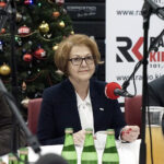 Świąteczne Studio Polityczne Radia Kielce. Na zdjęciu: Maria Zuba, poseł Prawa i Sprawiedliwości / Robert Felczak / Radio Kielce