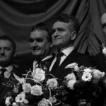 Wręczenie Nagród Kielc. Na zdjęciu Henryk Dłużewski, Dariusz Kozak, Wojciech Lubawski, Krzysztof Słoń i Krzysztof Borek / Radio Kielce