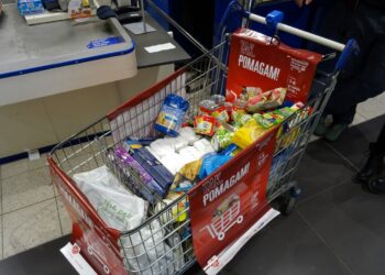 Zbiórka żywności w Ostrowcu Świętokrzyskim / Emilia Sitarska / Radio Kielce