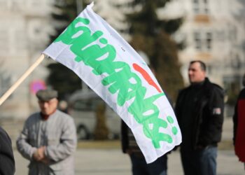 Protest Solidarności Rolników Indywidualnych. / Stanisław Blinstrub / Radio Kielce