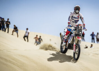 Maciej Giemza podczas Rajdu Dakar / Orlen Team