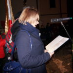 Uroczystości ku czci powstańców styczniowych. Na zdjęciu burmistrz Zawichostu Katarzyna Kondziołka / Grażyna Szlęzak-Wójcik / Radio Kielce