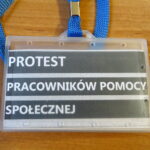 Protest pracowników pomocy społecznej, „Czarny tydzień” / Anna Głąb / Radio Kielce