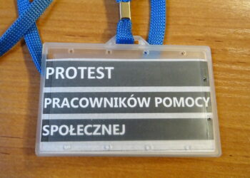 Protest pracowników pomocy społecznej, „Czarny tydzień” / Anna Głąb / Radio Kielce