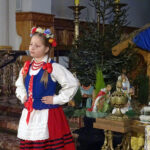 Kałków. II Festiwal Kolęd i Pastorałek „Nocy niepojęta”. Na zdjęciu kustosz Sanktuarium w Kałkowie ks. Zbigniew Stanios oraz Maciej Bidziński z GOKSiR w Pawłowie / Anna Głąb / Radio Kielce