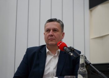 Studio Polityczne. Na zdjęciu: Grzegorz Gałuszka - PSL / Karol Żak / Radio Kielce