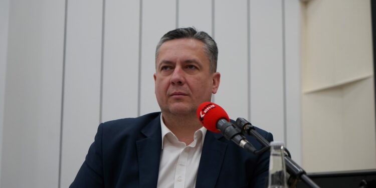 Studio Polityczne. Na zdjęciu: Grzegorz Gałuszka - PSL / Karol Żak / Radio Kielce
