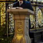 Jędrzejów. Msza święta w intencji Pawła Adamowicza. Na zdjęciu: Marcin Piszczek - burmistrz Jędrzejowa / Ewa Pociejowska - Gawęda / Radio Kielce