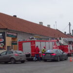 Pożar przybudówki przy ul. Partyzantów / Ewa Pociejowska-Gawęda / Radio Kielce