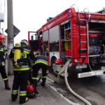 Pożar przybudówki przy ul. Partyzantów / Ewa Pociejowska-Gawęda / Radio Kielce