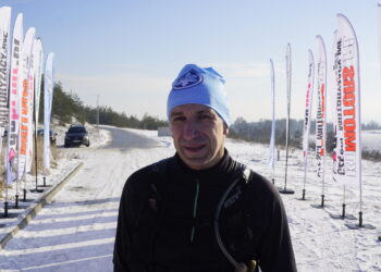 Michał Sedlak - zwycięzca w III Zimowym Maratonie Świętokrzyskim / Kamil Król / Radio Kielce