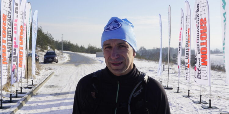 Michał Sedlak - zwycięzca w III Zimowym Maratonie Świętokrzyskim / Kamil Król / Radio Kielce