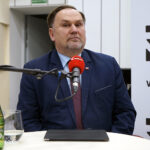 Studio Polityczne Radia Kielce. Na zdjęciu: Marek Kwitek, poseł Prawa i Sprawiedliwości / Robert Felczak / Radio Kielce