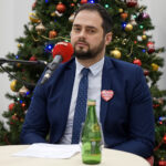 Studio Polityczne Radia Kielce. Na zdjęciu: Marek Kowalski, Nowoczesna / Robert Felczak / Radio Kielce