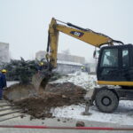 Ulica bpa Jaworskiego. Awaria sieci ciepłowniczej / Kamil Król / Radio Kielce