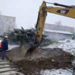 Ulica bpa Jaworskiego. Awaria sieci ciepłowniczej / Kamil Król / Radio Kielce