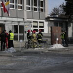 Kielce. Ewakuacja Urzędu Marszałkowskiego Województwa Świętokrzyskiego / Marzena Mąkosa / Radio Kielce