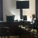 Proces Cecylii R., byłej dyrektor oddziału Deutsche Banku w Kielcach. Kobieta jest oskarżona o wyprowadzenie z lokat swoich klientów ponad 2 milionów złotych / Monika Miller / Radio Kielce