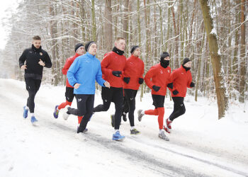 Pierwszy trening Korony podczas przygotowań do piłkarskiej wiosny / Jarosław Kubalski / Radio Kielce