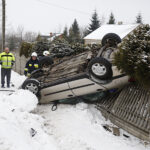 Krajno. Wypadek / Jarosław Kubalski / Radio Kielce