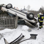 Krajno. Wypadek / Jarosław Kubalski / Radio Kielce