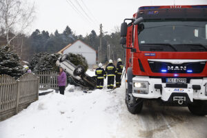 Krajno. Wypadek / Jarosław Kubalski / Radio Kielce