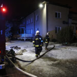 Pożar wielorodzinnego domu w Skarżysku-Kamiennej / Jarosław Kubalski / Radio Kielce