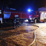 Pożar wielorodzinnego domu w Skarżysku-Kamiennej / Jarosław Kubalski / Radio Kielce