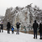 Kielce. Lodospad / Jarosław Kubalski / Radio Kielce
