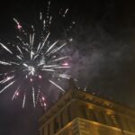 Sylwester pod gwiazdami w Sandomierzu. Pokaz sztucznych ogni / Grażyna Szlęzak-Wójcik / Radio Kielce