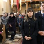 Uroczystości ku czci powstańców styczniowych. Wójt Bogorii Marcin Adamczyk z żoną / Grażyna Szlęzak-Wójcik / Radio Kielce