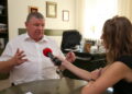 31.08.2015. Andrzej Domański - dyrektor Wojewódzkiego Szpitala Zespolonego w rozmowie z Marleną Płaską / Kamil Król / Radio Kielce