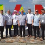 Kielczanie z biskupem Janem Piotrowskim w stolicy Panamy / Ksiądz Łukasz Zygmunt, ksiądz Michał Haśnik, Aleksandra Kujszczyk