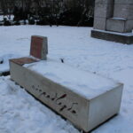 Ławka Niepodległości w Pińczowie została ustawiona w Parku Miejskim / Marta Gajda / Radio Kielce