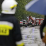 16.05.2018 Wólka Plebańska. Wykoleiła się cysterna kolejowa gazem propan - butan po zderzeniu z ciężarówką / Jarosław Kubalski / Radio Kielce