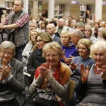 07.01.2019 Kielce. Wiesław Myśliwski spotkał się z czytelnikami w Wojewódzkiej Bibliotece Publicznej w ramach promocji swojej nowej książki "Ucho Igielne" / Jarosław Kubalski / Radio Kielce