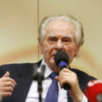 07.01.2019 Kielce. Wiesław Myśliwski spotkał się z czytelnikami w Wojewódzkiej Bibliotece Publicznej w ramach promocji swojej nowej książki "Ucho Igielne" / Jarosław Kubalski / Radio Kielce