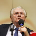 07.01.2019 Kielce. Wiesław Myśliwski spotkał się z czytelnikami w Wojewódzkiej Bibliotece Publicznej w ramach promocji swojej nowej książki "Ucho Igielne" / Jarosław Kubalski / Radio Kielce