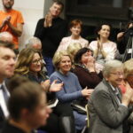 07.01.2019 Kielce. Wiesław Myśliwski spotkał się z czytelnikami w Wojewódzkiej Bibliotece Publicznej w ramach promocji swojej nowej książki "Ucho Igielne" / Jarosław Kubalski / Radio Kielce