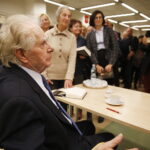 07.01.2019 Kielce. Wiesław Myśliwski spotkał się z czytelnikami w Wojewódzkiej Bibliotece Publicznej w ramach promocji swojej nowej książki "Ucho Igielne" / Jarosław Kubalski / Radio Kielce