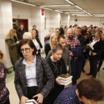 07.01.2019 Kielce. Wiesław Myśliwski spotkał się z czytelnikami w Wojewódzkiej Bibliotece Publicznej w ramach promocji swojej nowej książki "Ucho Igielne" / Jarosław Kubalski / Radio Kielce