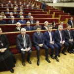 08.01.2019 Kielce. Seminarium duchowne. Spotkanie opłatkowe samorządowców z biskupem Janem Piotrowskim / Jarosław Kubalski / Radio Kielce