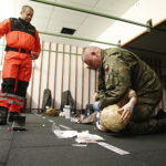10.01.2019 Kielce. Ćwiczenia policji i wojska w udzielaniu pierwszej pomocy w warunkach bojowych / Jarosław Kubalski / Radio Kielce