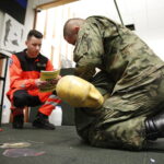 10.01.2019 Kielce. Ćwiczenia policji i wojska w udzielaniu pierwszej pomocy w warunkach bojowych / Jarosław Kubalski / Radio Kielce